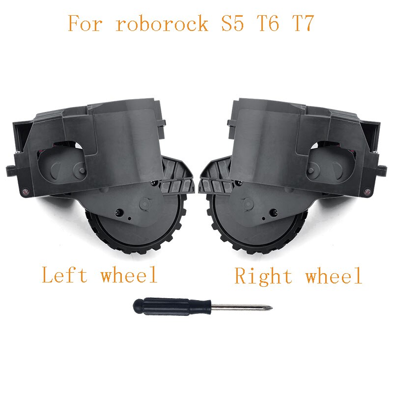 Roborock â accessoires pour aspirateur robot S5 T6 T7 P5, roues de dÃ©montage originales gauche et droite, piÃ¨ces de rechange (anciennes)