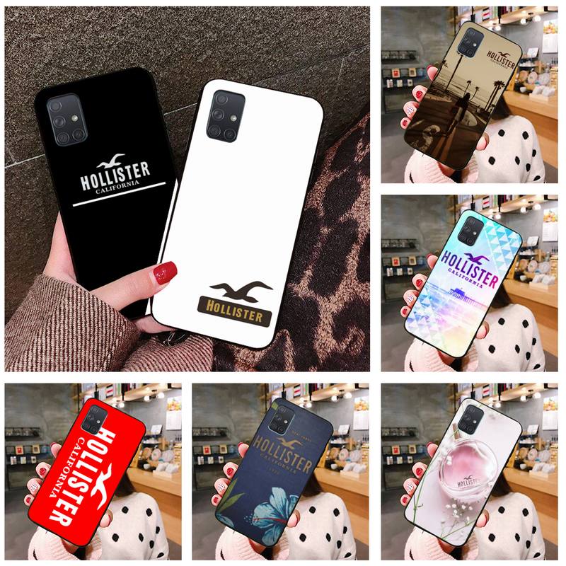 Coque HOLLISTER de marque bon marchÃ© pour Samsung Galaxy A21S A01 A11 A31 A81 A10 A20E A30 A40 A50 A70 A80 A71 A51